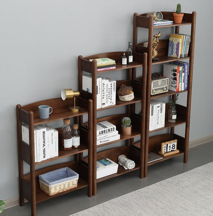 BENJAMIN Bookcase Storage Solid Wood Bookshelf