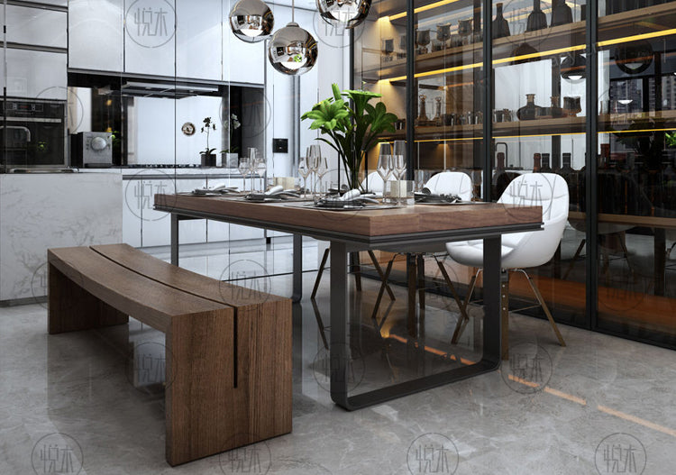 MIGUEL Dining Table Hardwood Spanish Designer — Classic Furniture Sale