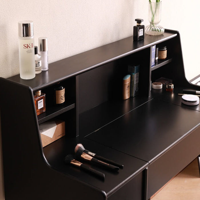 ISABEL TOKYO Dresser Vanity Table Mirror Japanese Scandinavian ( Walnut, Black White, Gray Colour)