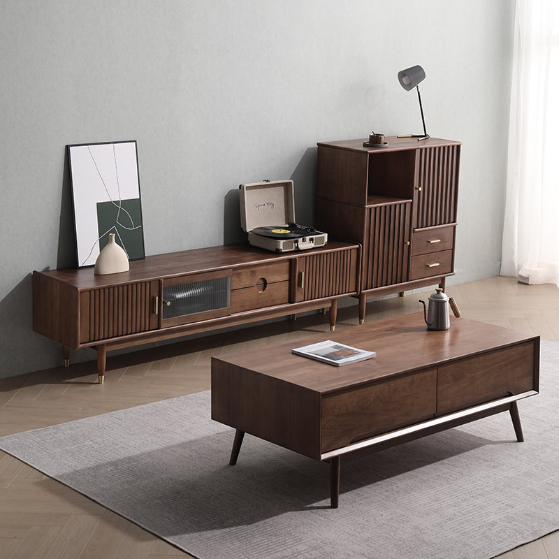 Adrianna HYATT Solid Wood TV Console Cabinet ( 3 Size 4 Colour ...