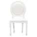 Paris Homes Queen Annie Wood Timber French Round Back Dining Chair, White CFS168CH-000-RD-QA-WH_3