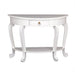 Province Cabriol French Console Table Solid Timber Half Round Sofa Table, White CFS168ST-001-HR-CL-WH_1