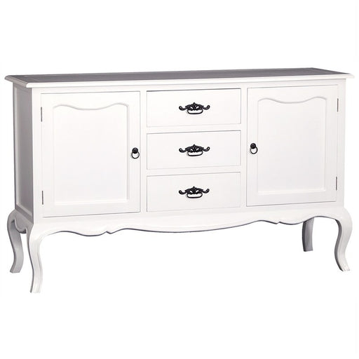 Province Mervin French Sideboard Cabinet Solid Wood Timber 2 Door 3 Drawer 155cm Buffet Table - WhiteCFS168SB-203-FP-WH_1